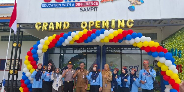 Foto:DIAN/MATA KALTENG - Peresmian gedung baru UCMAS Sempoa Sampit, 5 Januari 2026.
