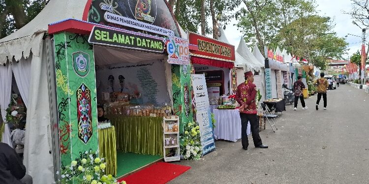 FOTO: IST/MATA KALTENG - Suasana Stand Expo Sampit 2026.