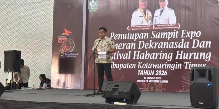Foto:Kepala Dinas Koperasi UKM Perindustrian dan Perdagangan Kotim, Johny Tangkere.