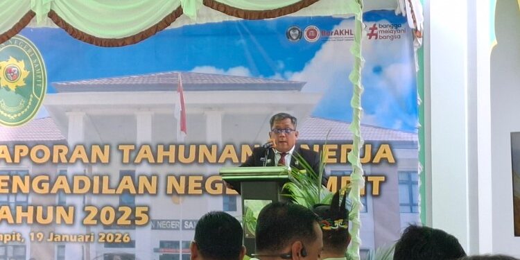 Foto:Ketua Pengadilan Negeri Sampit, Benny Octavianus.