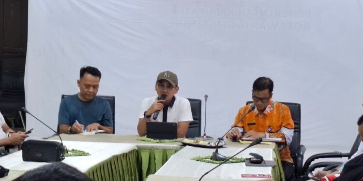 Foto:DIAN/MATA KALTENG - Penyampaian capaian kinerja Dinas SDABMBKPRKP, 23 Januari 2026.