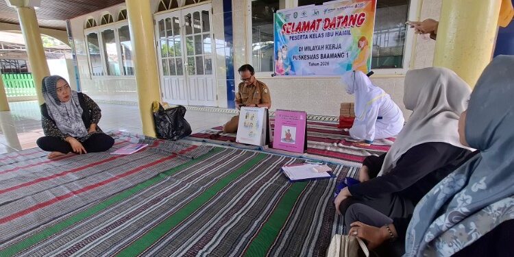 Foto:DIAN/MATA KALTENG - Kelas Ibu Hamil yang diselenggarakan Puskesmas Baamang 1, 27 Januari 2026.