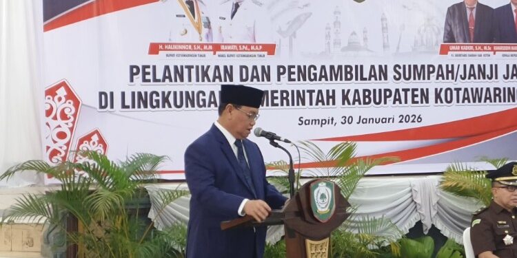 Foto:Bupati Kotawaringin Timur (Kotim) Halikinnor.