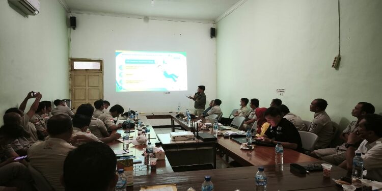 FOTO: IST/MATA KALTENG - BPJS Ketenagakerjaan Sampit Perkuat Engagement dengan PT Tunas Agro Sawit Kencana.