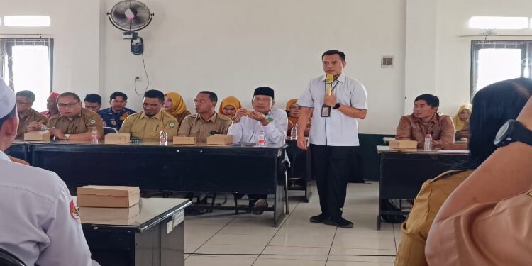 FOTO: IST/MATA KALTENG - Sosialisasi program BPJS Ketenagakerjaan di Kecamatan Mentaya Hilir Utara. 
