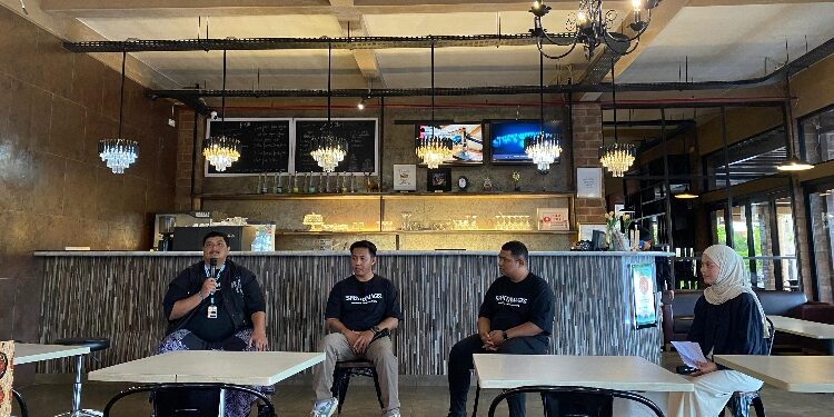 FOTO: NRA/MATAKALTENG - Press Confrence SPEKTAMAGIS Vol. 2 di Palangka Raya.