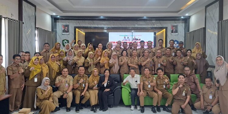 Foto:DIAN/MATA KALTENG - Sertijab di lingkup Dinas Pendidikan Kotim, 2 Februari 2026.