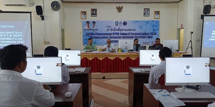 Foto:DOK/MATA KALTENG - Tes calon PPPK di wilayah Kotim.