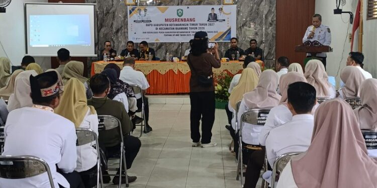 Foto:IST/MATA KALTENG - Musrenbang RKPD di Baamang, 4 Februari 2026.