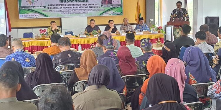 Foto:DIAN/MATA KALTENG - Musrenbang di Kecamatan MB Ketapang, 5 Februari 2026.