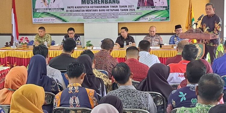 Foto:IST/MATA KALTENG - Musrenbang di Kecamatan MB Ketapang, 5 Februari 2026.