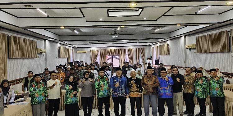 FOTO: IST/MATA KALTENG - Acara syukuran Hari Ulang Tahun (HUT) ke-25 Badan Amil Zakat Nasional (BAZNAS) Kabupaten Kotim sekaligus pembukaan Rapat Koordinasi Unit Pengumpul Zakat (UPZ) Sampit, Jumat 7 Februari 1026.