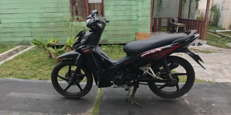 FOTO: IST/MATAKALTENG- Motor yang diduga menjadi barang bukti aksi pencuri oleh pelaku.