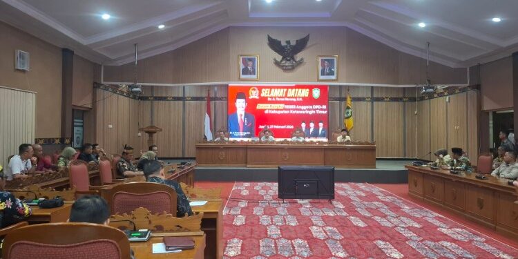 Foto:DIAN/MATA KALTENG - Reses Anggota DPD RI di Kotim Dr. A. Teras Narang Jumat, 27 Februari 2026.