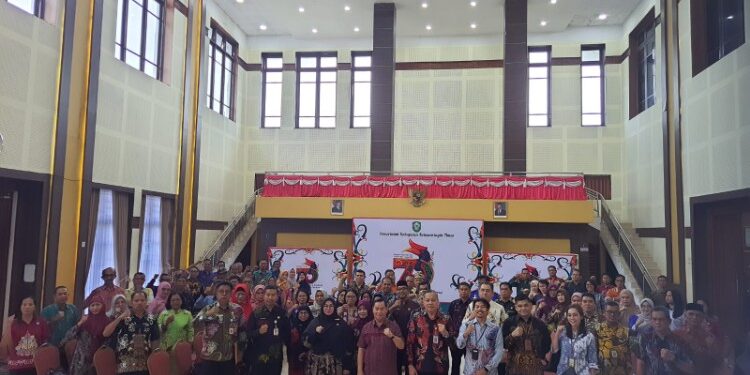 Foto:IST/MATA KALTENG - Pelepasan PNS purna tugas terhitung mulai tanggal (TMT) 1 Maret 2026 dan 1 April 2026, 27 Februari 2026.