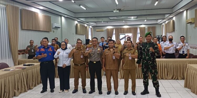 Foto:IST/MATA KALTENG - Rapat koordinasi lintas organisasi perangkat daerah (OPD) dan instansi terkait  untuk persiapan menjelang Idul Fitri, 9 Maret 2026.