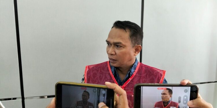 Foto:Kepala Kantor Unit Penyelenggara Bandar Udara (UPBU) Kelas II H. Asan Sampit Abdul Haris.