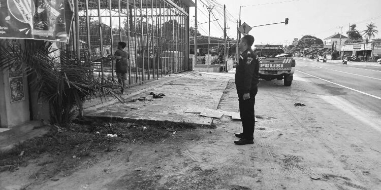 FOTO: IST - Suasana di lokasi kejadian.