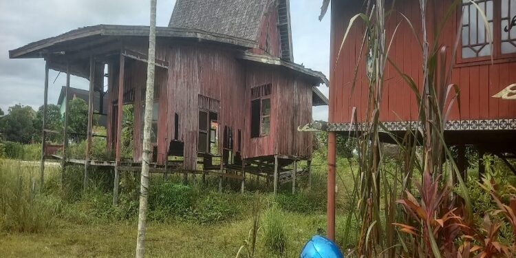 FOTO: IST/MATA KALTENG - Kondisi miniatur budaya yang berada di Kota Sampit.