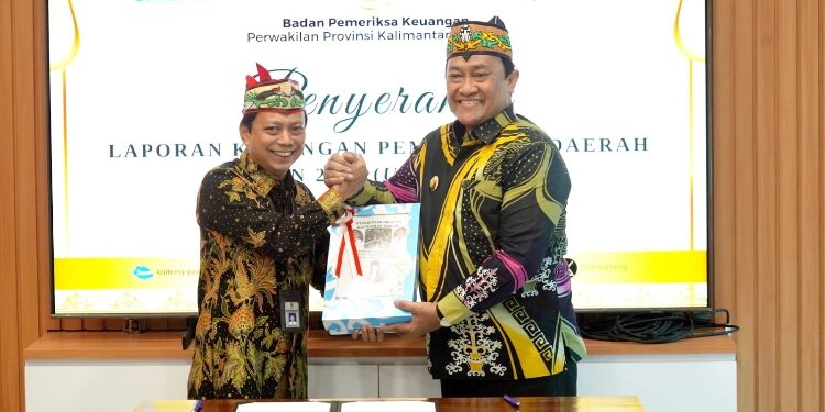 FOTO: IST/MATAKALTENG - Penyerahan Laporan Keuangan Pemerintah Daerah (LKPD) Unaudited Tahun 2025.