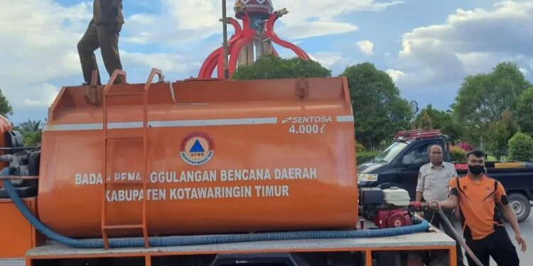 Foto:IST/MATA KALTENG - Unit pemadaman milik BPBD Kotim.