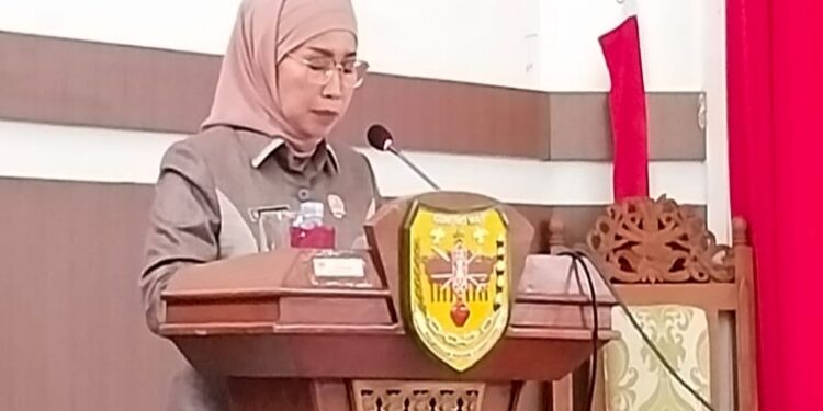 Anggota DPRD Gunung Mas, Sahriah.