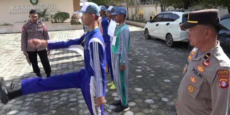 Foto:IST/MATA KALTENG - Persiapan Anggota Paskibraka Kotim untuk mengikuti seleksi tingkat Provinsi Kalteng, 23 April 2026.