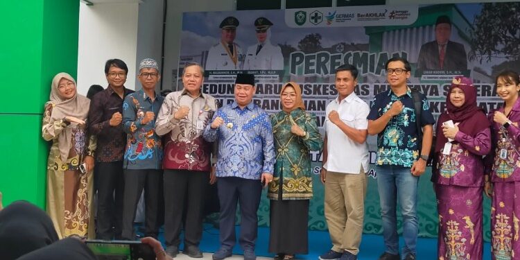 Foto:IST/MATA KALTENG - Peresmian gedung puskesmas baru di Mentaya Seberang, 23 April 2026.
