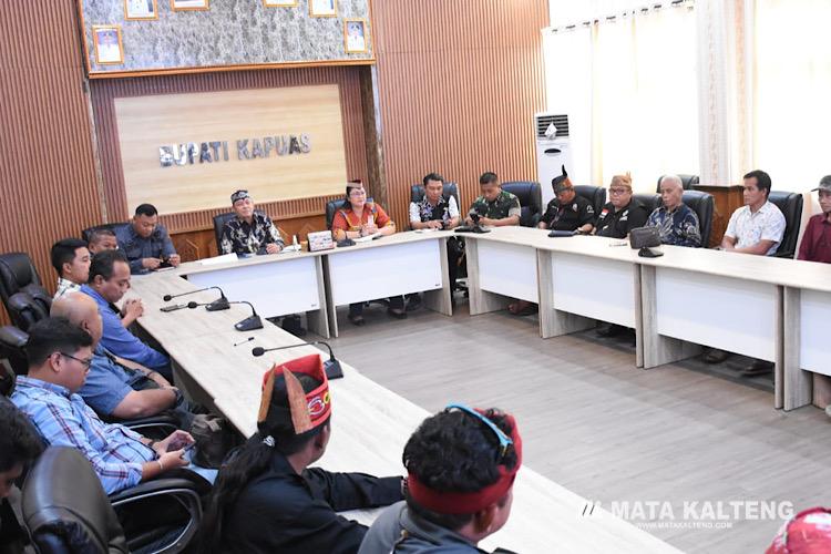 Sekda Kapuas Kembali Lakukan Mediasi Sengketa Lahan Bekas Belukar Ladang di Kapuas Tengah