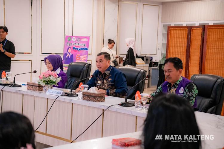 Wabup Dodo Hadiri Rapat Kerja Tim Pembina Posyandu Kabupaten Kapuas Tahun 2026