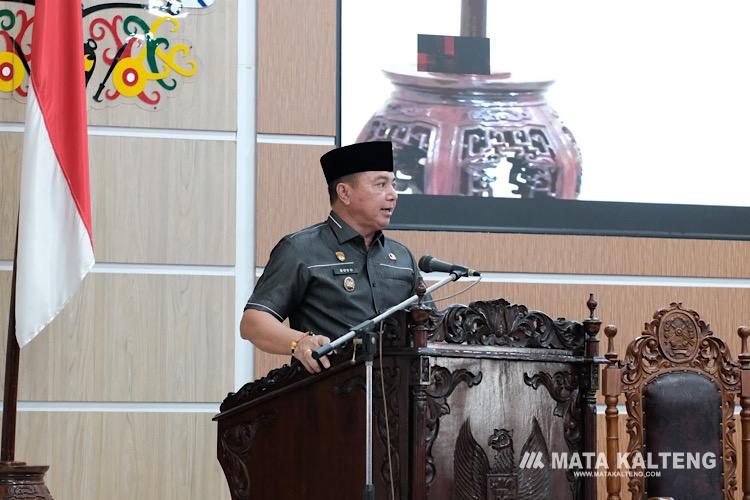 Wabup Hadiri Paripurna Penyampaian Hasil Reses DPRD Kapuas
