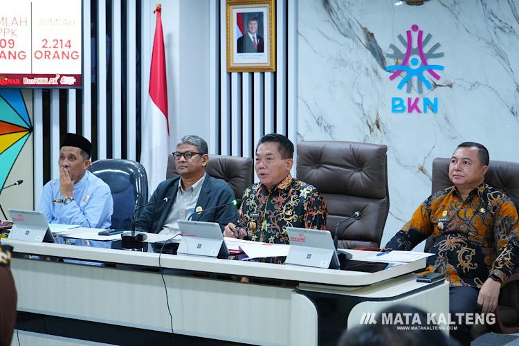 Pemkab Kapuas Laksanakan Ekspos Manajemen Talenta di BKN Pusat