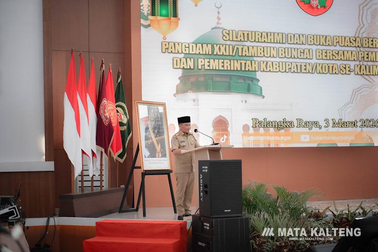 Bupati Kapuas Hadiri Silaturahmi dan Buka Puasa Bersama Kodam Tambun Bungai