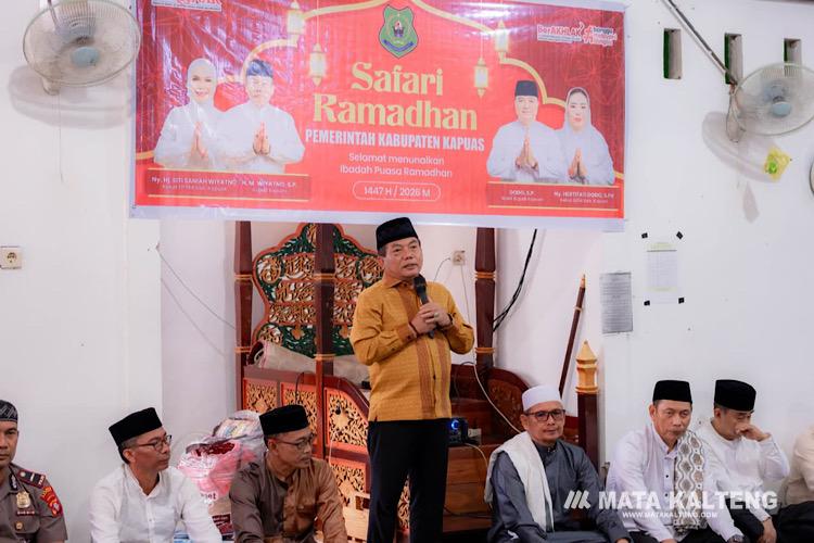 Safari Ramadan, Bupati Kapuas Jembatan Penghubung Desa Bumi Rahayu–Basuta Raya