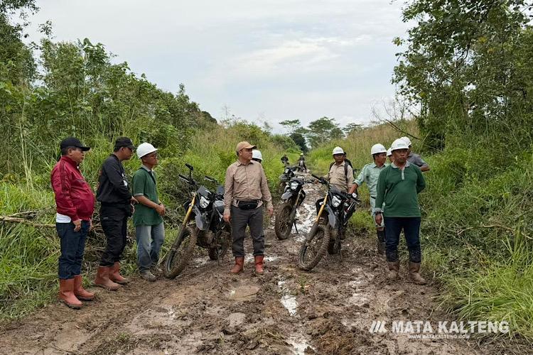 Bupati Kapuas Tinjau Jalan Rusak di Kapuas Kuala dan Bataguh