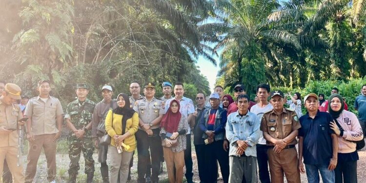 Foto:IST/MATA KALTENG - Penijauan langsung lahan sengketa di Cempaga.