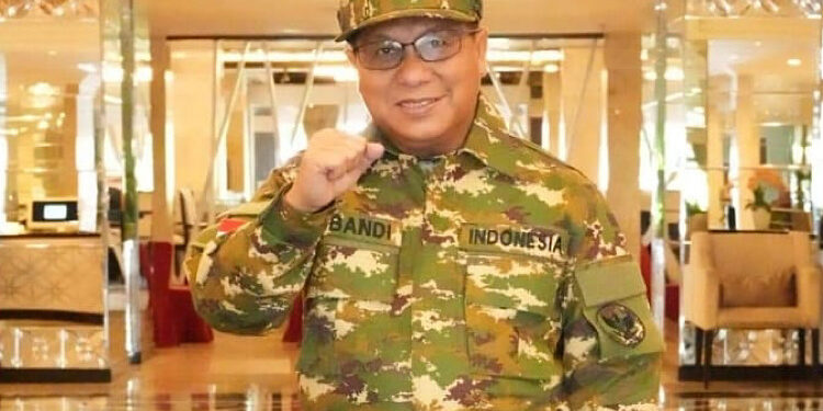 Ketua DPRD Kota Palangka Raya, Subandi saat mengikuti Kursus Pemantapan Pimpinan Daerah di Akademi Militer, Magelang.