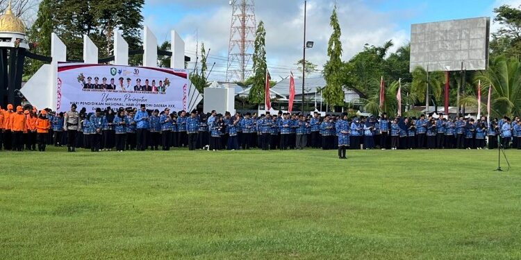 Foto:IST/MATA KALTENG - Peringatan hari pendidikan nasional di Kotim.