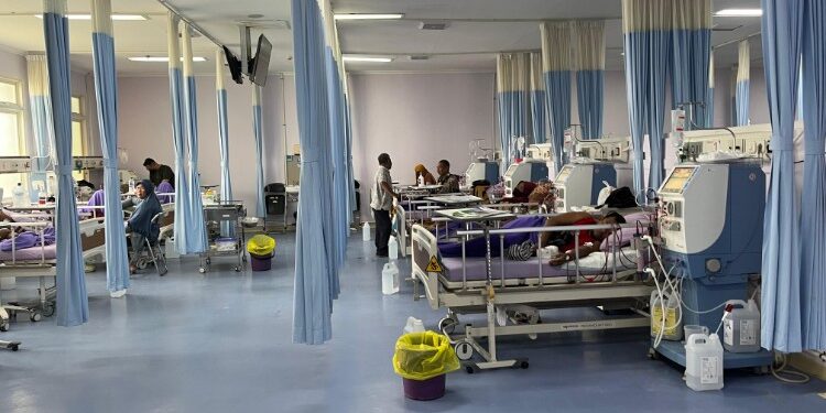 Foto:IST/MATA KALTENG - Ruangan hemodialisa atau cuci darah di RSUD dr Murjani Sampit.