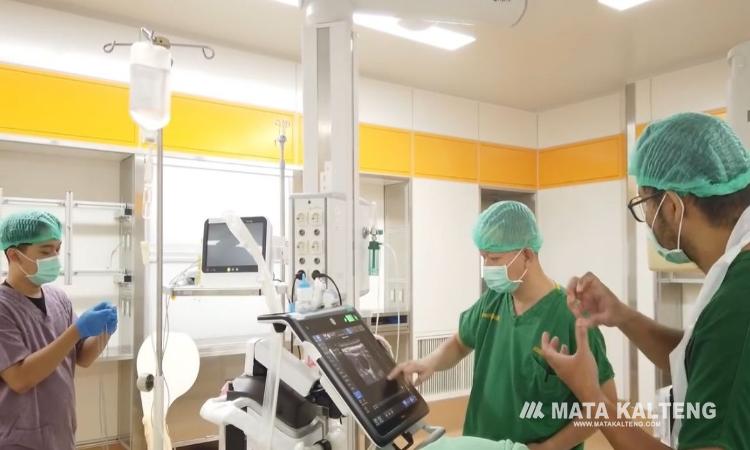 Gasilitas Cathlab (Catheterization Laboratory) di RSUD dr Murjani Sampit.