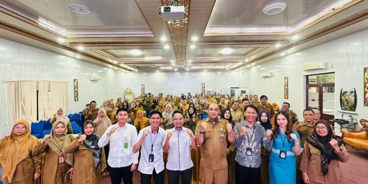 Foto:IST/MATA KALTENG - Kegiatan sosialisasi dan koordinasi Program BPJS Ketenagakerjaan bagi Pegawai Pemerintah dengan Perjanjian Kerja (P3K) di Kabupaten Seruyan.