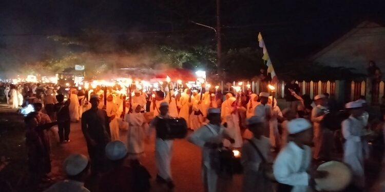 FOTO: IST/MATA KALTENG - Pawai Gema Takbir menyambut Hari Raya Idul Adha 1447 Hijriah, 26 Mei 2026 malam.