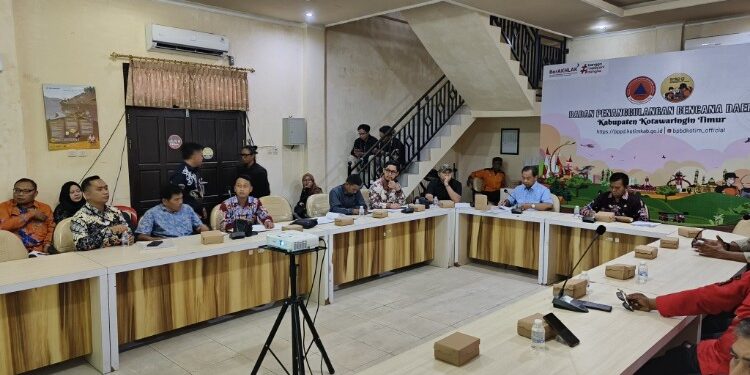 Foto:IST/MATA KALTENG - Kunjungan Kerja Komisi III ke Kab. Kotim di Kantor BPBD Kab. Kotim, 4 Juni 2026.