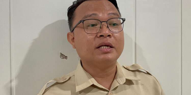 FOTO: Koordinator Wilayah BGN Regional Kalimantan Tengah, Elisa Agustino saat diwawancarai awak media.