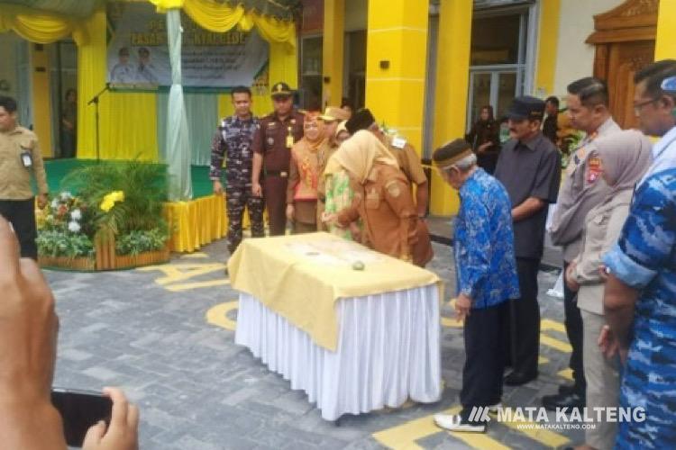 Bupati Kobar Resmikan Pasar Seni Kyai Gede