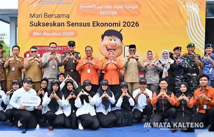 Bupati Hj. Nurhidayah Pimpin Apel Siaga Sensus Ekonomi 2026
