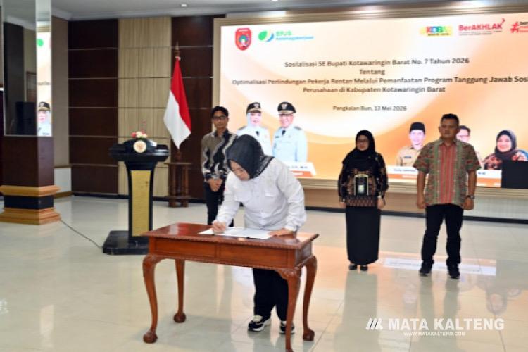 Pemkab Kobar Dorong Perlindungan Pekerja Rentan