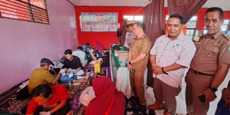 Foto:IST/MATA KALTENG - Kegiatan sunatan massal di Kelurahan Baamang Hulu Kecamatan Baamang Kotim, 23 Juni 2026.