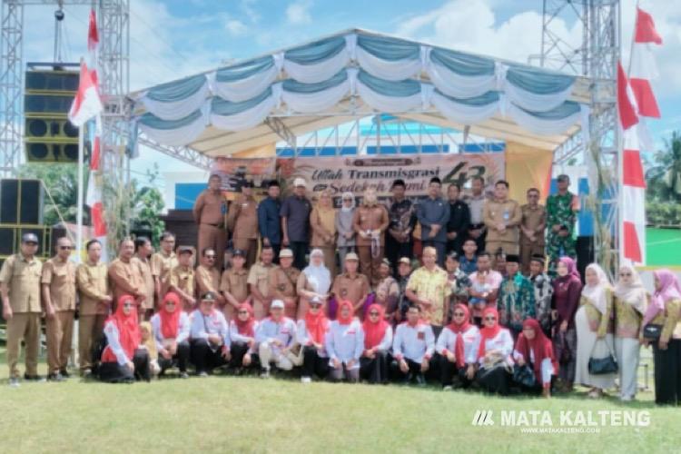 HUT Transmigrasi Berambai Makmur Bupati Kobar Tekankan Kondusifitas Wilayah