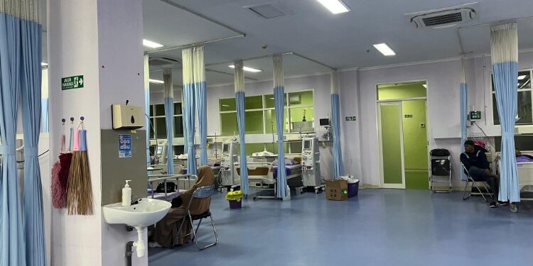 Foto:IST/MATA KALTENG - Suasana ruangan tindakan di RSUD dr Murjani Sampit.